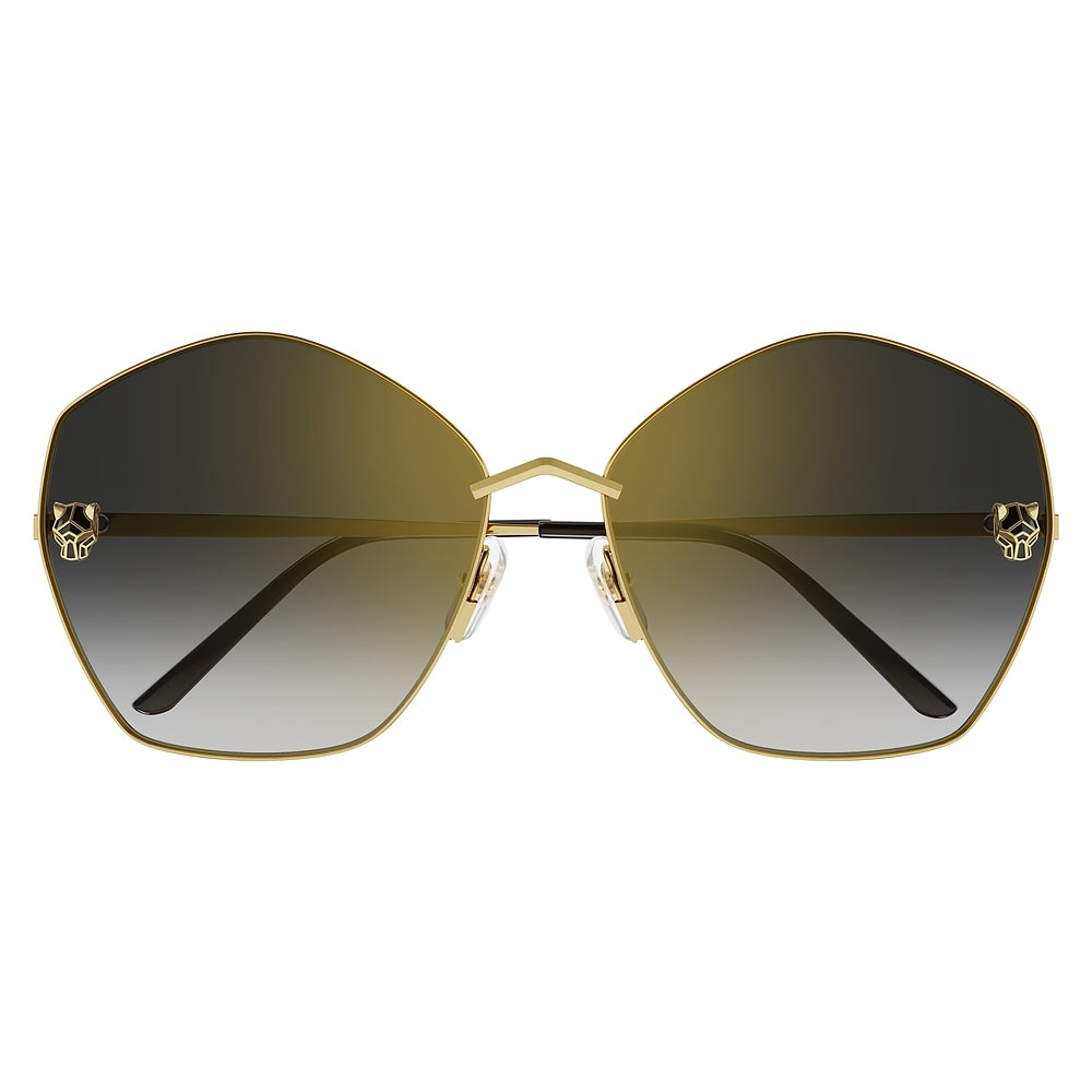 Gafas de Sol para Mujer Cartier Ct0356S-001 - metálicas color Dorado