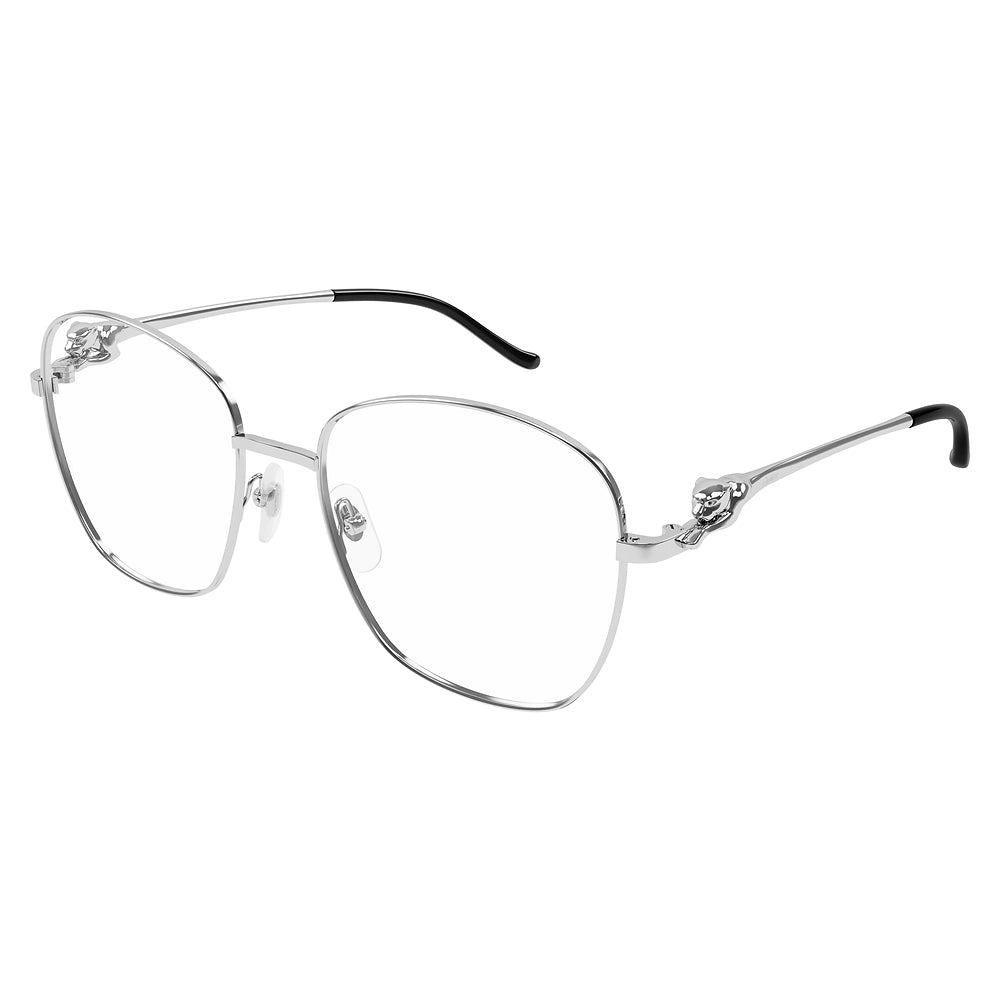 Gafas de Vista para Mujer Cartier Ct0371O-002 Silver 56 002 - metálicas color Plateado