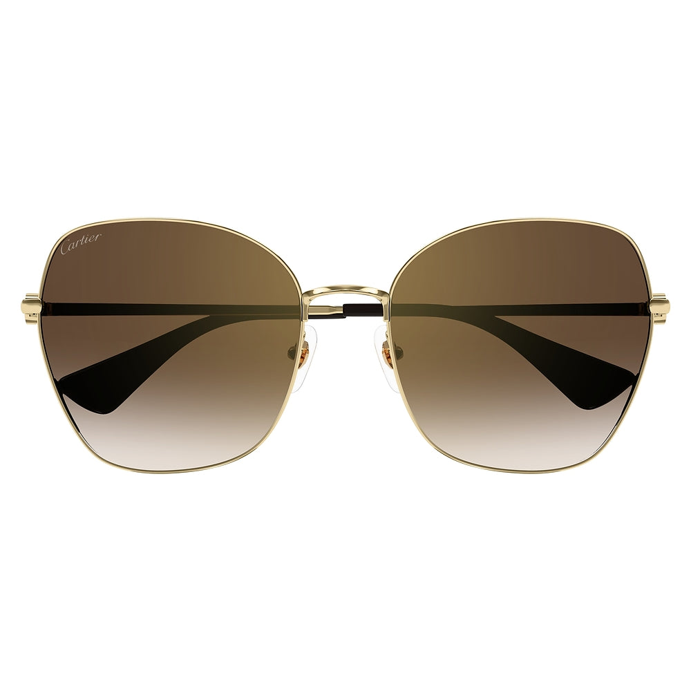 Gafas de Sol para Mujer Cartier Ct0402S-002 Gold 59 002 - metálicas color Dorado