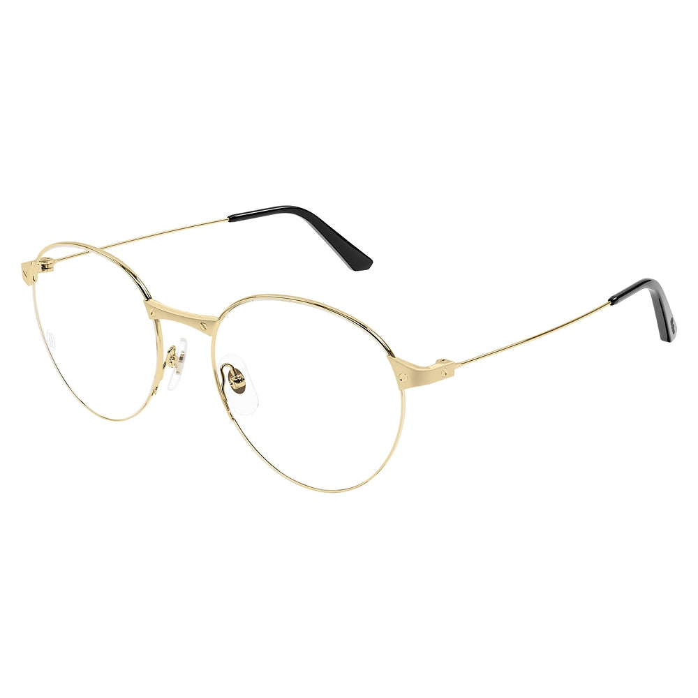 Gafas de Vista para Mujer  Cartier Ct0405O-001 Gold 52 001 - en titanio color Dorado