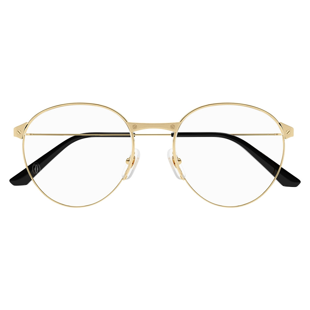 Gafas de Vista para Mujer  Cartier Ct0405O-001 Gold 52 001 - en titanio color Dorado