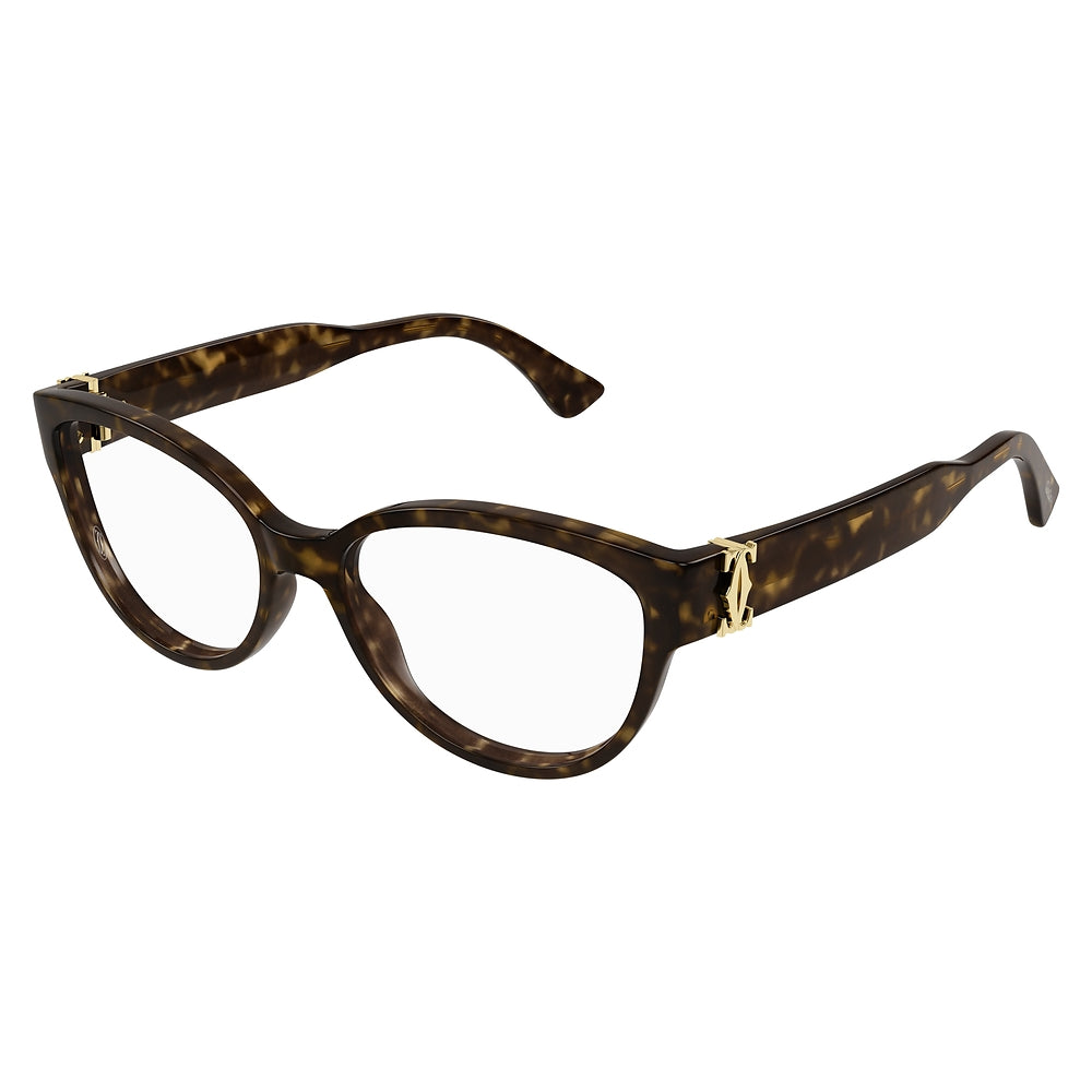 Gafas de Vista para Mujer Cartier Ct0450O-002 Havana 54 002 - en acetato color Café