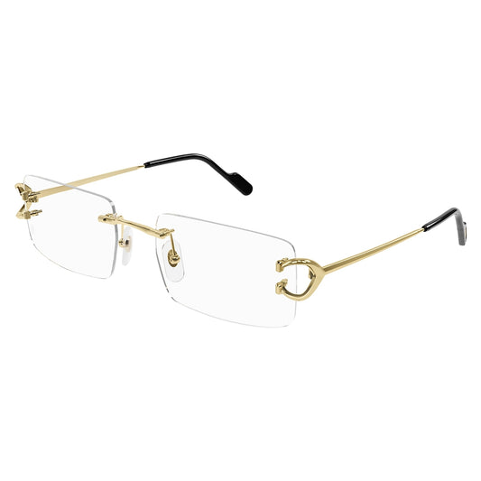 Gafas de Vista para Mujer Cartier Ct0488O-001 Gold 56 001 - metálicas color Dorado