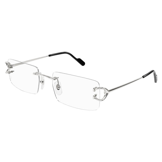 Gafas de Vista para Mujer Cartier Ct0488O-002 Silver 56 002 - metálicas color Plateado