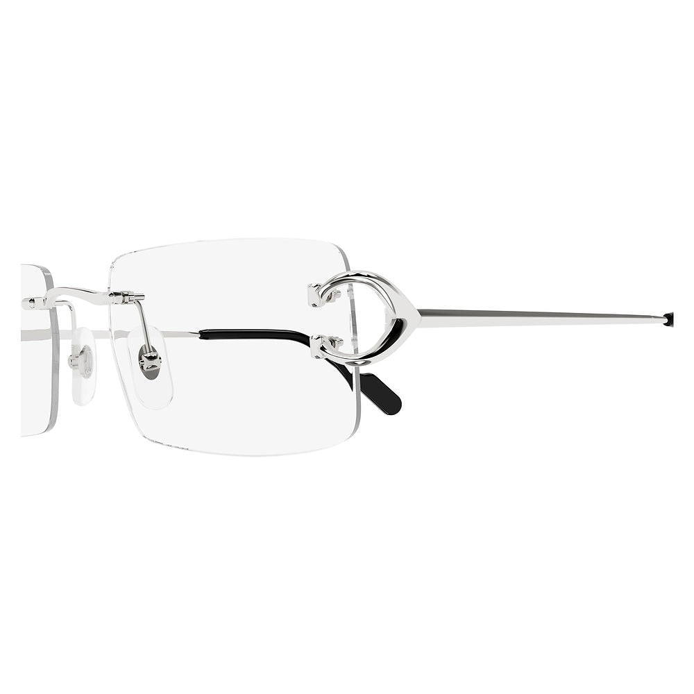 Gafas de Vista para Mujer Cartier Ct0488O-002 Silver 56 002 - metálicas color Plateado