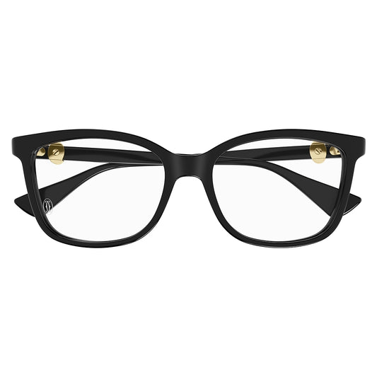 Gafas de Vista para Mujer Cartier Ct0493O-001 Black 55 001 - en acetato color Negro