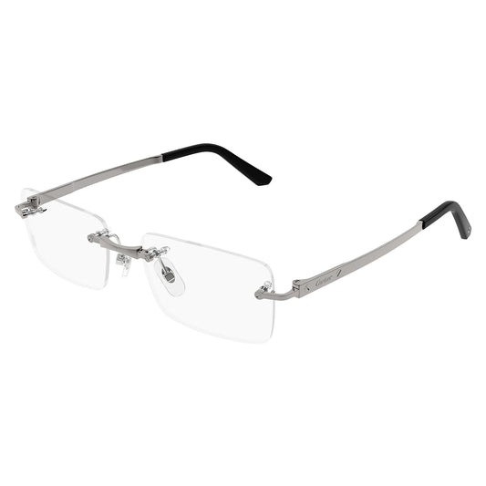 Gafas de Vista para Mujer Cartier Ct0511O-003 Silver 55 003 - en titanio color Gris