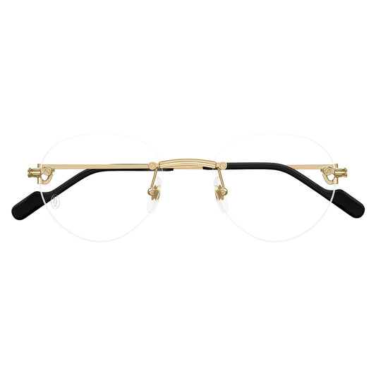 Gafas de Vista para Mujer Cartier Ct0514O-001 Gold 52 001 - metálicas color Dorado