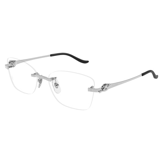 Gafas de Vista para Mujer Cartier Ct0522O-002 Silver 57 002 - metálicas color Plateado