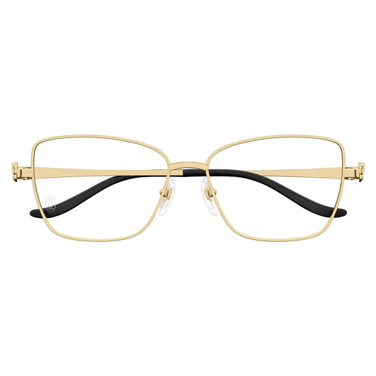 Gafas de Vista para Mujer Cartier Ct0523O-001 Gold 55 001 - metálicas color Dorado