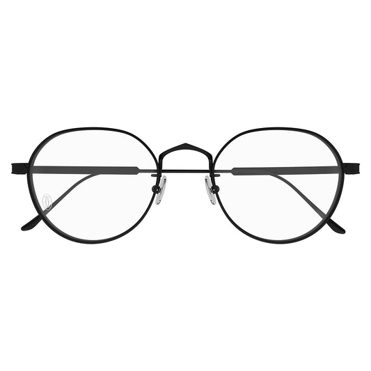 Gafas de Vista para Mujer Cartier Ct0561Oa-004 Black 51 004 - en titanio color Negro