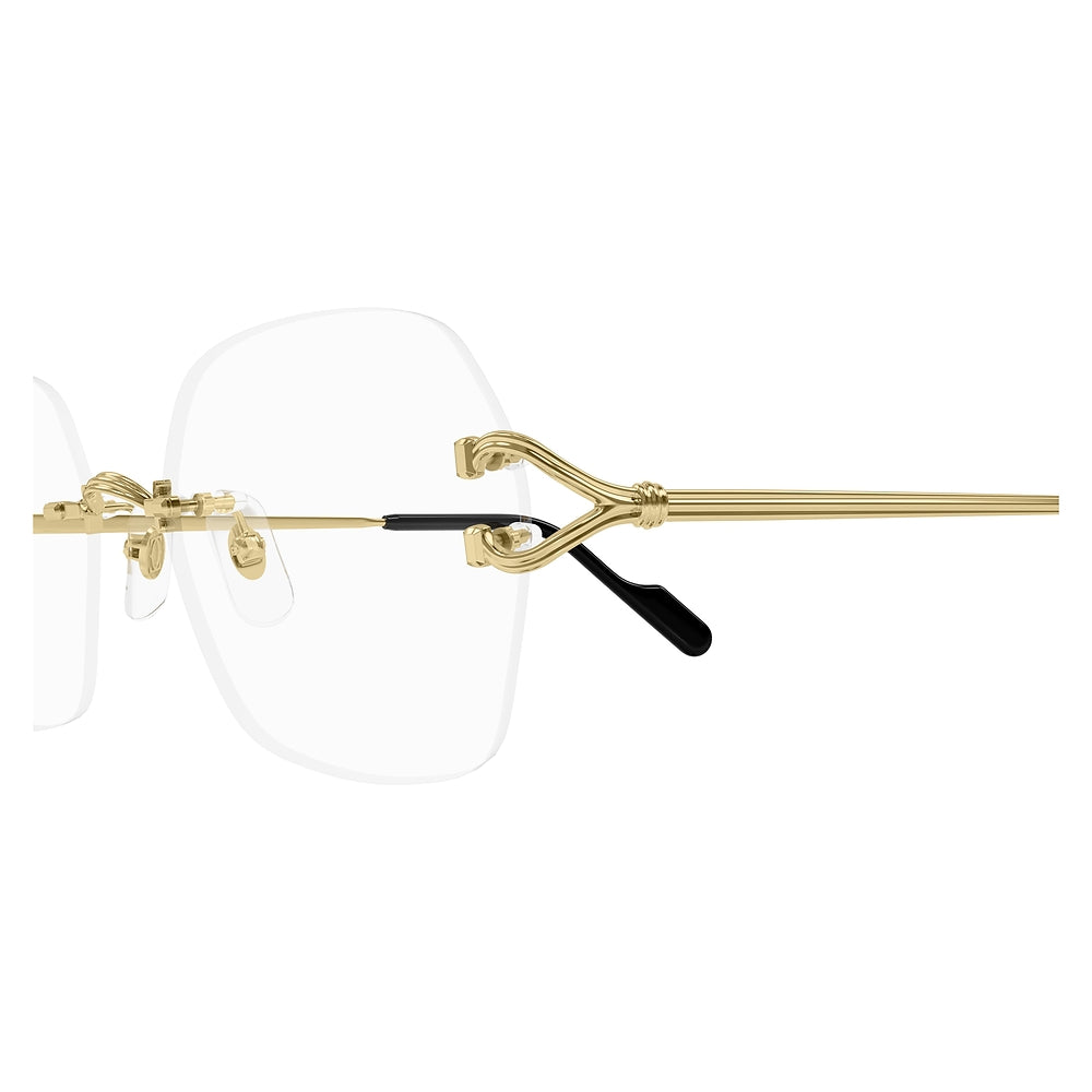 Gafas de Vista para Mujer Cartier Ct0564O-001 Gold 55 001 - metálicas color Dorado