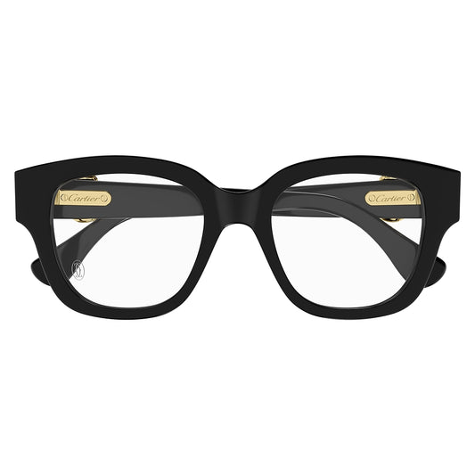 Gafas de Vista para Mujer Cartier Ct0566O-005 Black 53 005 - en acetato color Negro