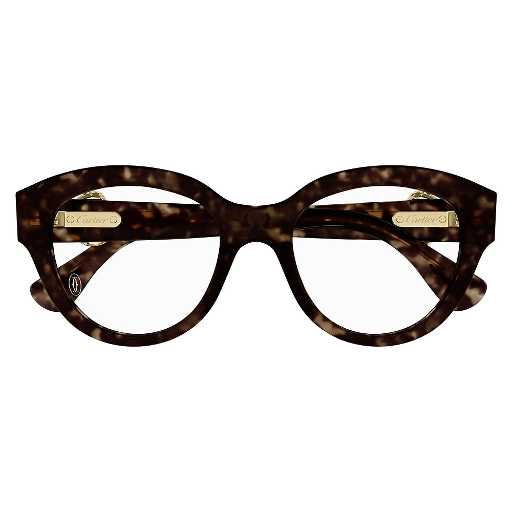 Gafas de Vista para Mujer  Cartier Ct0567O-002 Havana 51 002 - en acetato color Café