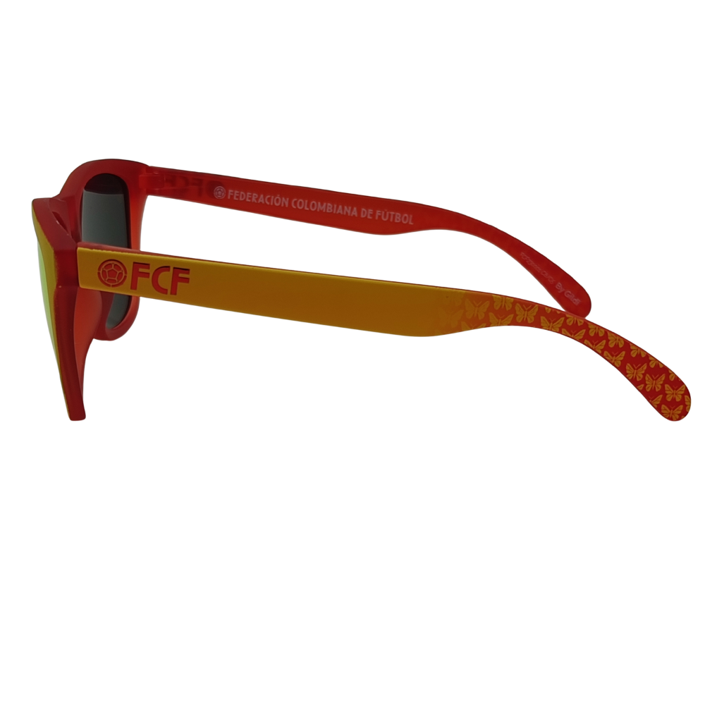 Gafas de Sol Selección Colombia Unisex Gildi C8/C5 Cuadradas - Acetado color Amarillo