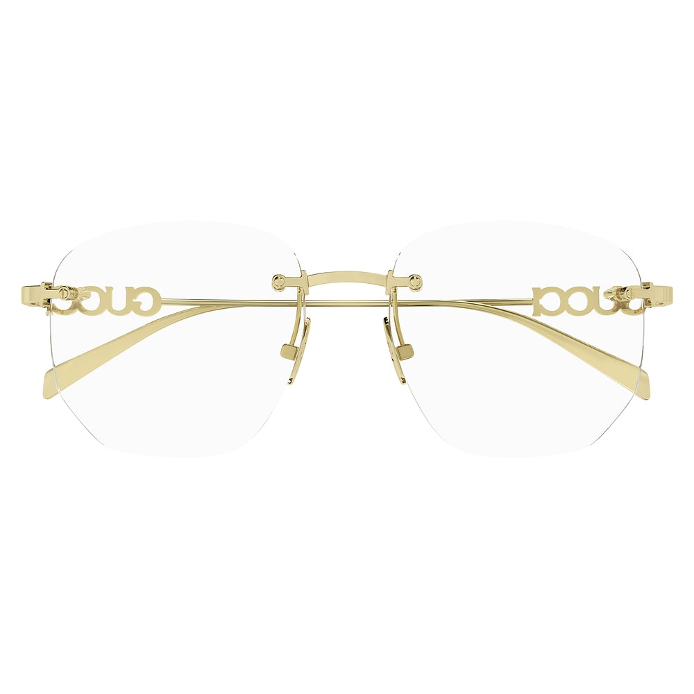 Gafas de Vista para Mujer Gucci Gg1806O 002 Gold 54 002 - metálicas color Dorado