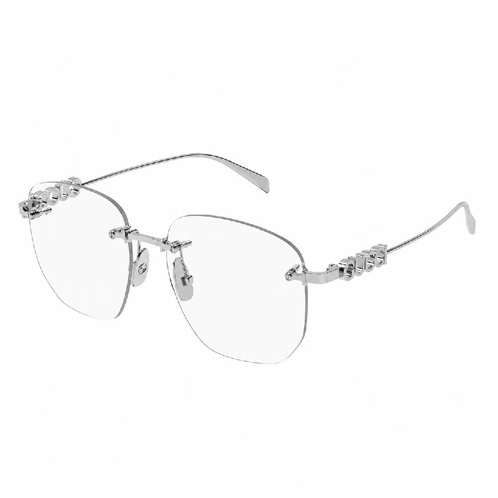 Gafas de Vista para Mujer Cartier 1806O 004 - metálicas color Plateado