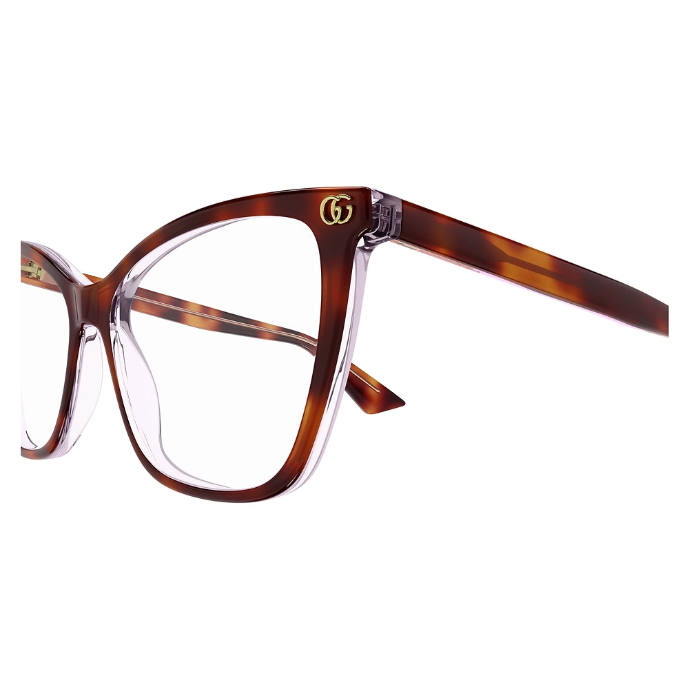 Gafas de Vista para Mujer  Gucci Gg1817O 004 Burgundi 55 004 - en acetato color Café