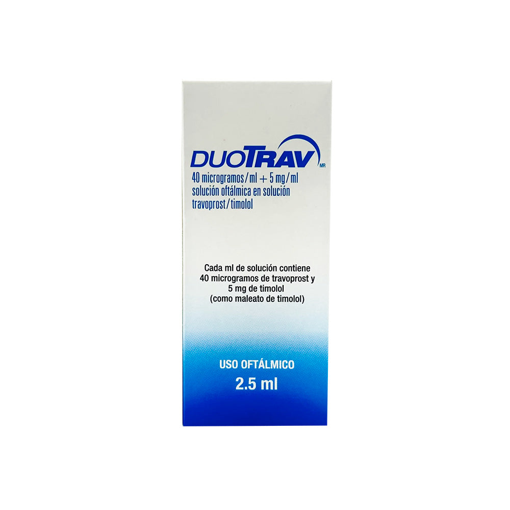 Duotrav Solución oftálmica x 5 ml Óptica Santa Lucía