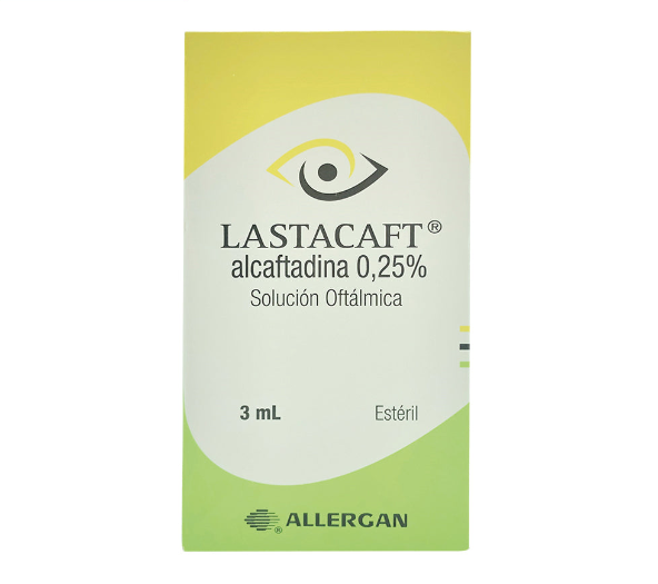 Solución Oftálmica, Alcaftadina 0,25%, gotero 3ML