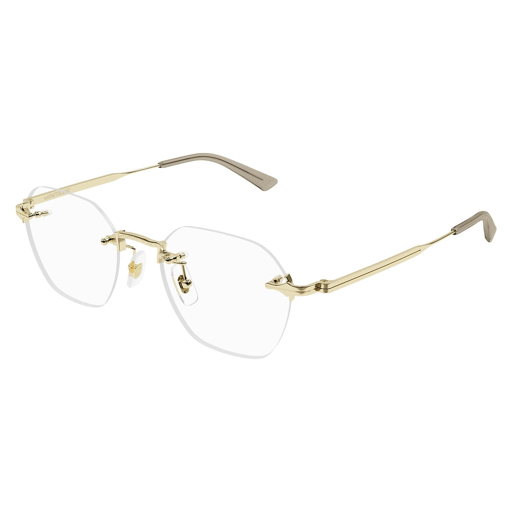 Gafas de Vista para Mujer Montblanc Mb0403O 001 - metálicas color Dorado