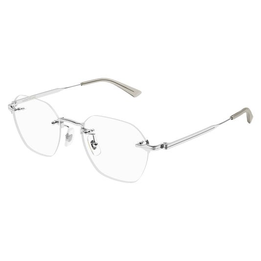 Gafas de Vista para Mujer  Montblanc Mb0403O 002 - metálicas color Plateado