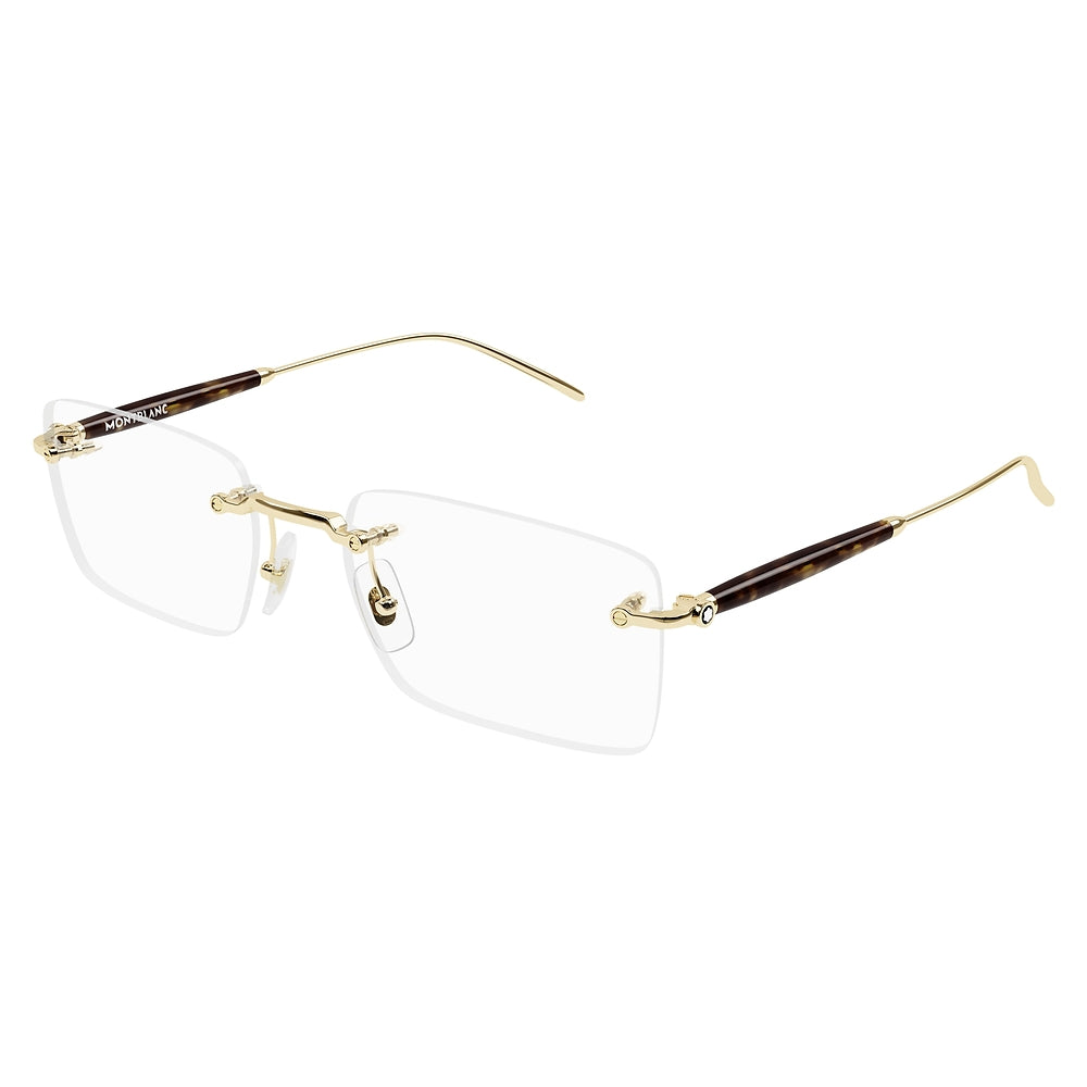 Gafas de Vista para Mujer Montblanc Mb0411O 002 - metálicas color Dorado
