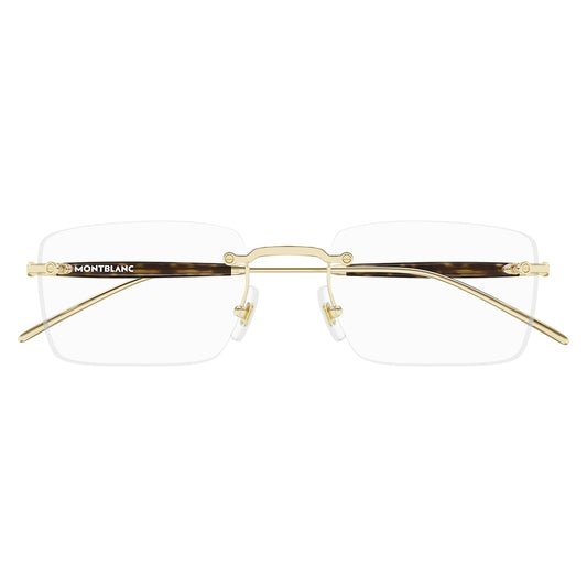 Gafas de Vista para Mujer Montblanc Mb0411O 002 - metálicas color Dorado