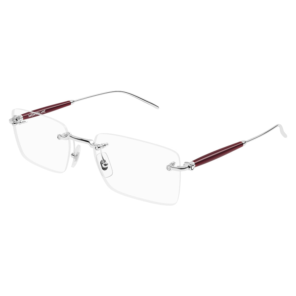 Gafas de Vista para Mujer Montblanc Mb0411O 003 - metálicas color Plateado