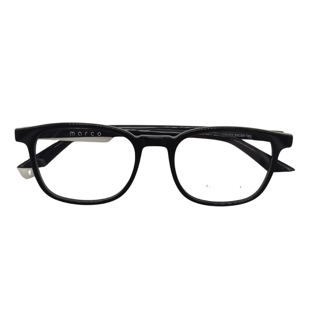 Gafas de Vista para Hombre, Mujer, Marco 90016  C2  en acetato color Negro