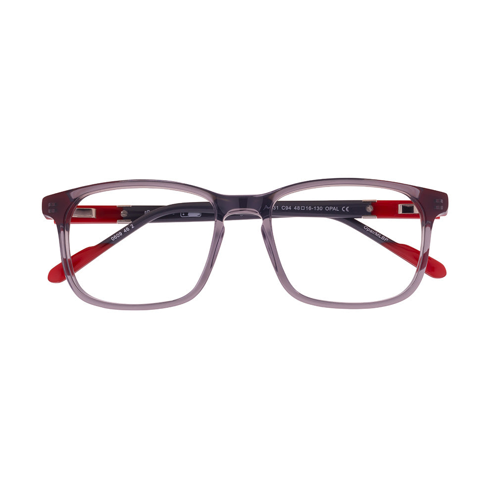 Gafas de Vista para Hombre y Mujer New York Yankees AA131 - En acetato color Gris y Rojo
