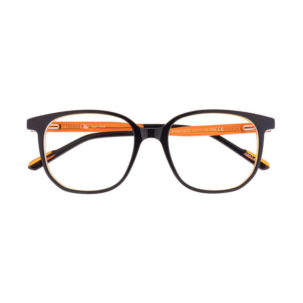 Gafas de Vista para Hombre y Mujer New York Yankees AA134 - En acetato color Negro y Naranja
