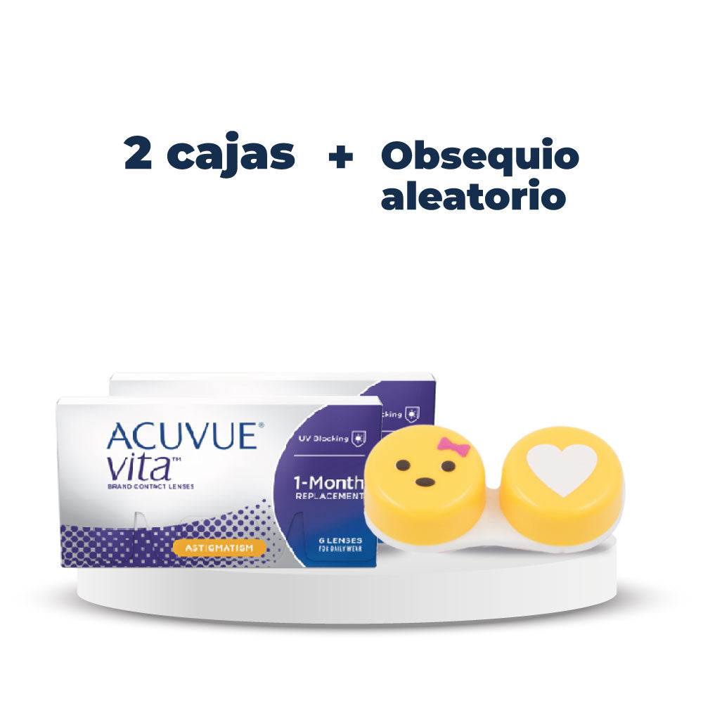 2 Cajas Acuvue VITA para Astigmatismo + Obsequio