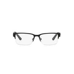 Gafas de vista Armani Exchange 1014 6063, para hombre, en forma rectangular - Metálicas Negras