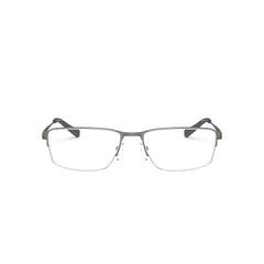 Gafas de vista Armani Exchange 1038, Para Hombre, Metálicas, de montura semicompleta, de forma rectangular, de color gris.