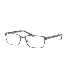 Gafas de vista Armani Exchange 1042, Para Hombre, Metálicas, Aro Completo, de forma cuadrada, de color gris.