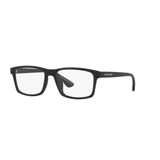 Gafas de vista Armani Exchange 3083U para hombre, aro completo, forma cuadrada, inyectadas, de color negro. 