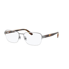 Gafas de Vista para Hombre Chaps 2090 - Metálica, montura semicompleta, de color gris/havana.