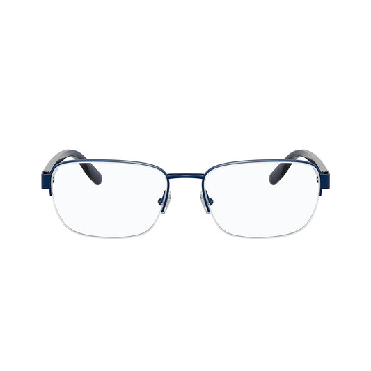 Gafas de Vista para Hombre Chaps 2090 - Metálica, montura semicompleta, de color azul.