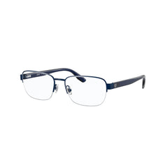 Gafas de Vista para Hombre Chaps 2090 - Metálica, montura semicompleta, de color azul.