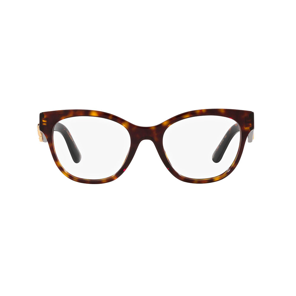 Gafas De Vista Dolce & Gabbana 3371 para mujer, en acetato, montura aro completo, color havana.