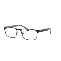 Gafas de Vista para Hombre Emporio Armani 1105 - Metálica, Rectangular, color Negro.