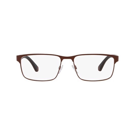 Gafas de Vista para Hombre Emporio Armani 1105 - Metálica, Rectangular, color Café