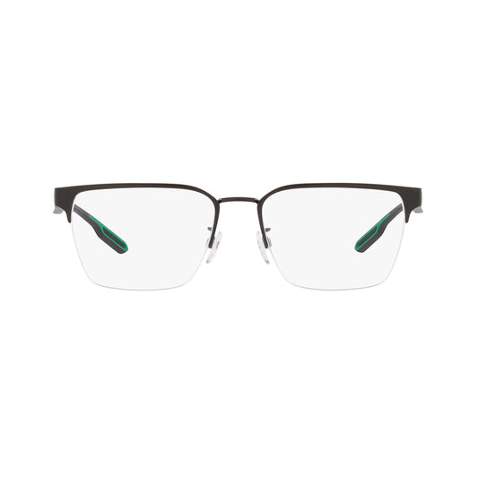 Gafas de Vista Emporio Armani 1137, para hombre, metálica, de montura semicompleta, de color negro.