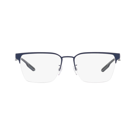 Gafas de Vista Emporio Armani 1137, para hombre, metálica, de montura semicompleta, de color azul.