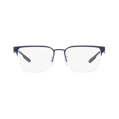 Gafas de Vista Emporio Armani 1137, para hombre, metálica, de montura semicompleta, de color azul.