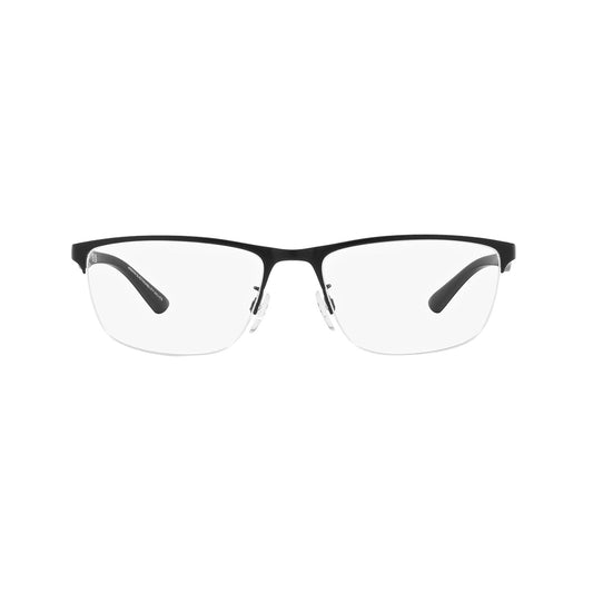 Gafas de Vista, Emporio Armani 1142 para hombre, metálicas, forma de la montura almohada, color negro.