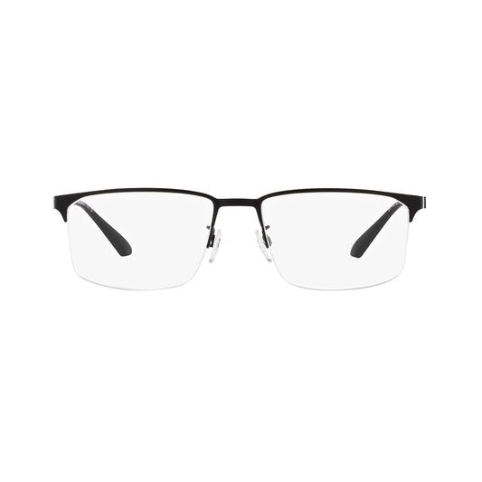 Gafas De Vista Emporio Armani 1143 para hombre, metálica, de  montura almohada semicompleta, de color negro