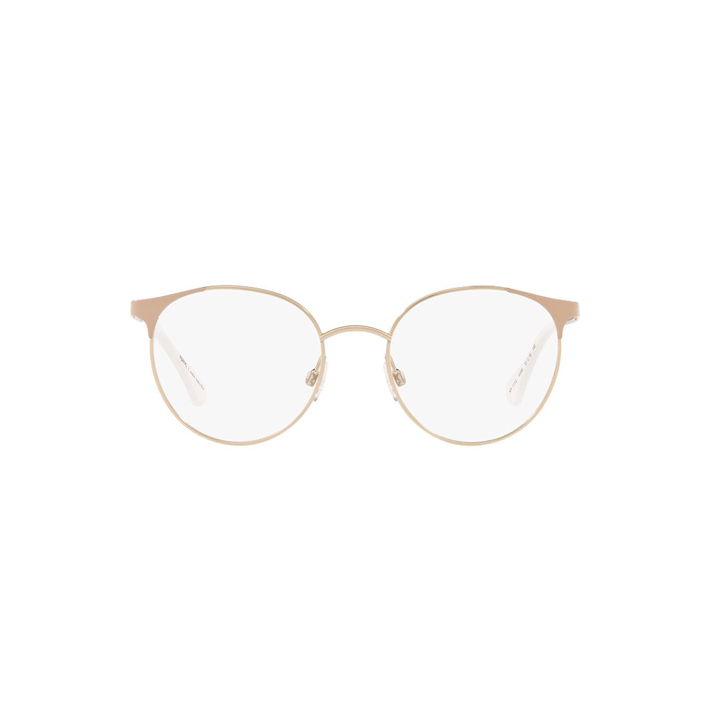 Gafas de Vista, Kipling 1112 para mujer, metálicas, en forma ovalada, de color beige.