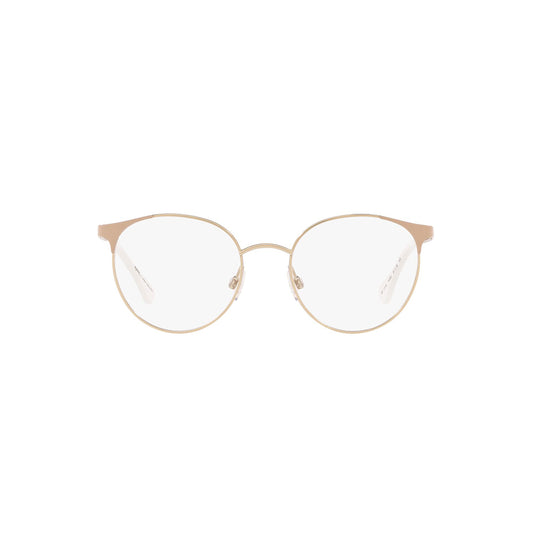 Gafas de Vista, Kipling 1112 para mujer, metálicas, en forma ovalada, de color beige.